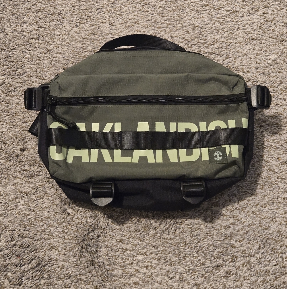 Oaklandish Olive & Black Hip Bag